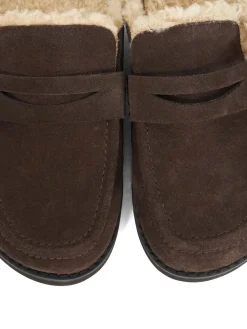 - Goldy Lined Backless Loafers*Dune London Discount