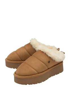 - Faux Suede Mule Slippers*Dunlop Discount
