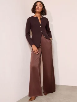- Super Wide Leg Satin Trousers*Friends Like These Online