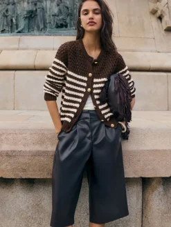 - Contrast Stripe Cardigan*Friends Like These Sale