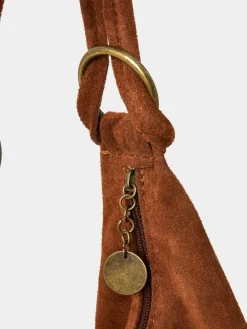 - - Geknoopte winter-hobo tas van Italiaanse suède*Joe Browns Hot