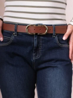 - Bowness Suède Riem met Dubbele Gesp*Lakeland Leather New