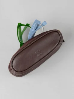 Bruin - dubbele brillenkoker*Lakeland Leather Discount