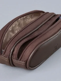 Bruin - dubbele brillenkoker*Lakeland Leather Discount