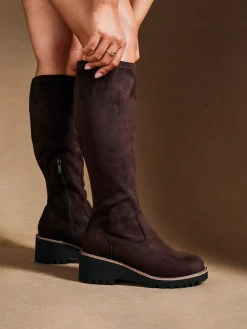 - Maintain Stretch High Leg Wedge Boots*Linzi