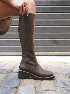 - Resist Stretch High Leg Wedge Boots*Linzi Discount