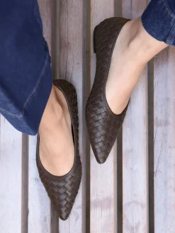 - Talina Woven Pointed Toe Ballet Flats*Linzi Online