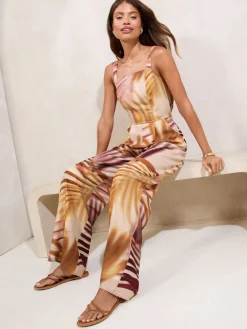 - Palm Printed Jumpsuit*Lipsy Clearance