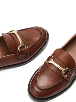 - Elarra Flat Loafers With Snaffle Trim*Moda in Pelle Discount