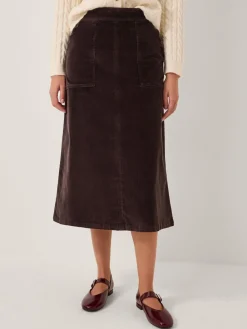 - Malika Corduroy Midi Skirt*Monsoon New