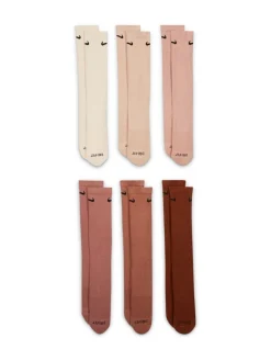 Bruin - Everyday Plus set van 6 paar verzachte trainingssokken*Nike Hot