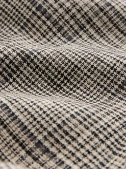 Bruin - N.Premium Check Linen Rich Single Breasted Blazer*Next Outlet