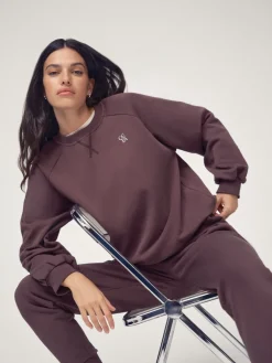 - Crew Neck Oversized Sweatshirt*OSIA Sale