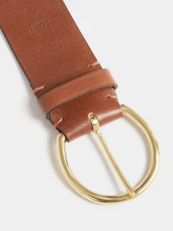 - The Oversized Leather Buckle Belt*Osprey London Sale