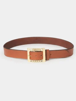 - The Chain Buckle Leather Belt*Osprey London