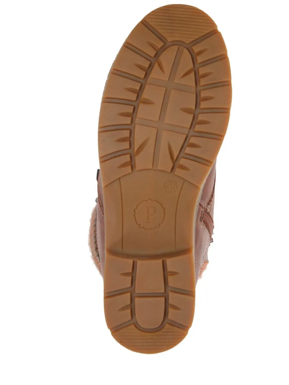 - Gebreide enkellaarzen met boord*Pavers New