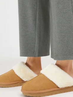 - Faux Fur Lined Suede Mule Slippers*Simply Be New