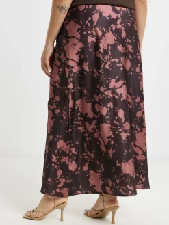 - satijnen maxi-rok*Simply Be Discount