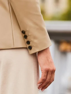 - blazer van imitatieleer*Sosandar Discount