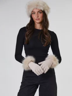 - Faux Fur Hat And Glove Set*South Beach Best
