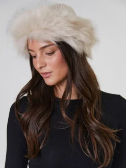 - Faux Fur Hat And Glove Set*South Beach Best