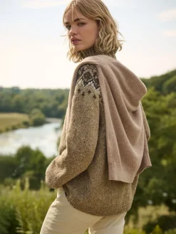 - Fairisle Pattern High Neck Jumper*Superdry Sale