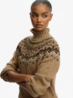 - Fairisle Pattern High Neck Jumper*Superdry Sale