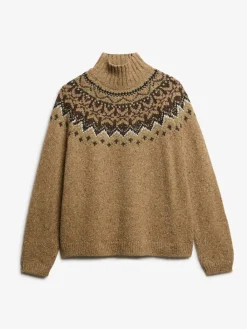 - Fairisle Pattern High Neck Jumper*Superdry Sale