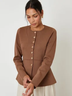 - Cinched Knitted Button Up Cardigan*Threadbare Hot