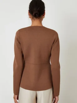 - Cinched Knitted Button Up Cardigan*Threadbare Hot