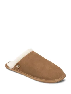 - Isotoner Ladies Real Suede Mules With Water Repellency*Totes
