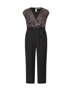 - London 2-in-1 Jumpsuit met Pailletten*Yours Curve Hot