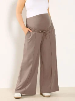 - Maternity Wide Leg Joggers With Pockets*Yours Curve Outlet