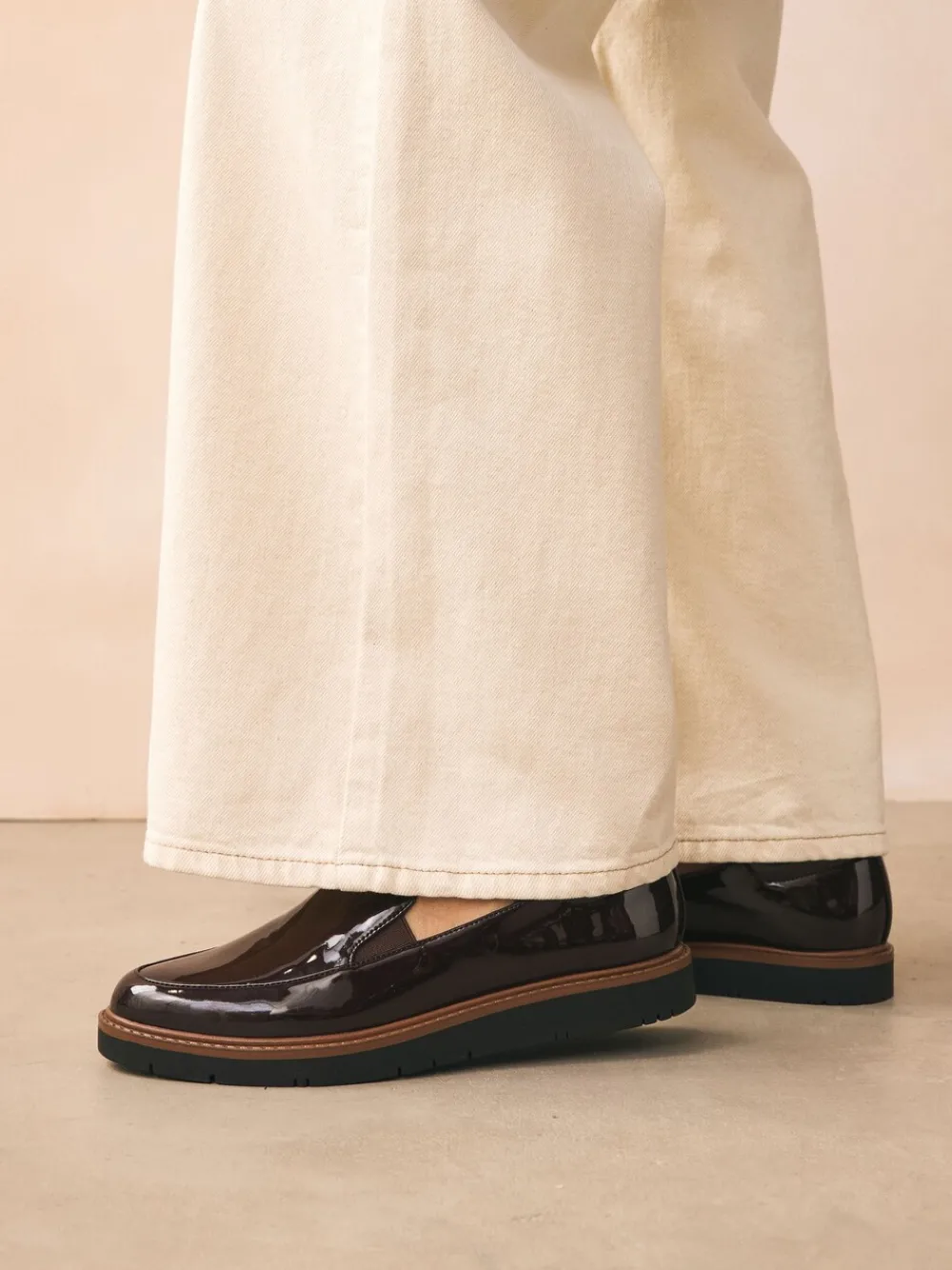 - Forever Comfort® Slip On Clean Chunky Sole Loafers*Next Online
