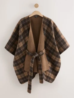 - Wrap Front Cape Poncho*Next