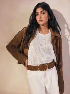 - Brede leren riem*Next Discount