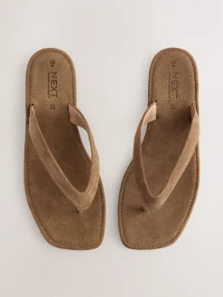 - Slippersandalen met vierkante neus*Next Discount