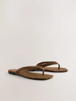 - Slippersandalen met vierkante neus*Next Discount
