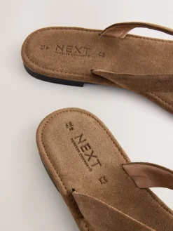 - Slippersandalen met vierkante neus*Next Discount