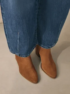 - Western Enkellaarsjes met Blokhakken*Next New