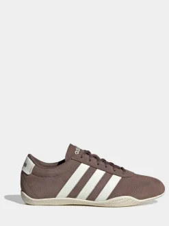 Bruin/wit - Grand Court Lo Trainers*adidas Best