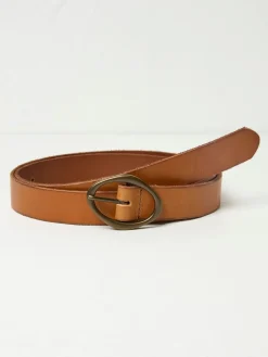 Buckle Interest leren riem*Fat Face Discount