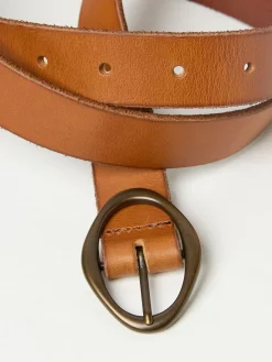 Buckle Interest leren riem*Fat Face Discount