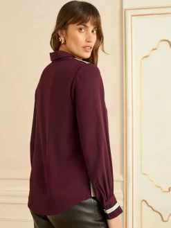 - overhemd met knopen en lange mouwen*Love & Roses Online