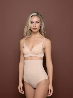 nude corrigerende slip met hoge taille*Bye Bra Clearance