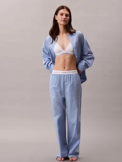 Cotton Poplin Logo Pyjama Joggers*Calvin Klein New