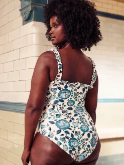 badpak met vierkante halslijn*Cath Kidston Hot