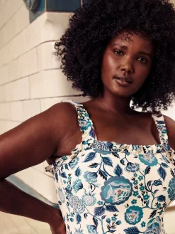 badpak met vierkante halslijn*Cath Kidston Hot