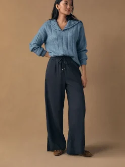 - Ribbed Knit Jumper With Crochet Sailor Collar*Next Best