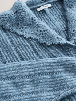 - Ribbed Knit Jumper With Crochet Sailor Collar*Next Best